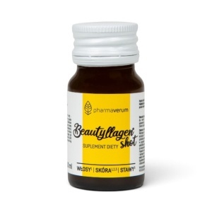 Beautyllagen® Shot cu aromă de Mango, Colagen Hidrolizat 5.000 mg, Acid Hialuronic și OptiMSM®, susține fermitatea pielii, părul și unghiile, 15 x 30 ml, Pharmaverum - Img 3