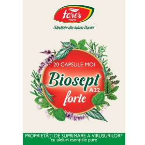 Biosept Forte, A22, 20 capsule moi, Fares - Img 2