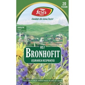 Ceai Bronhofit, R57, 20 plicuri, Fares - Img 2