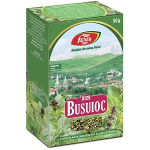 Ceai Busuioc iarbă D129, 50 g, Fares