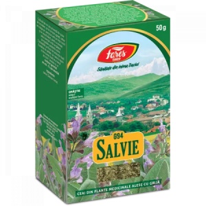 Ceai de Salvie frunze G 94, 50 g, Fares