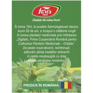 Ceai de Urzică vie F184, 20 plicuri, Fares - Img 3