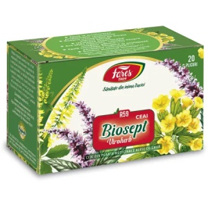 Ceai din plante medicinale Biosept Viroherb R59, 20 plicuri, Fares