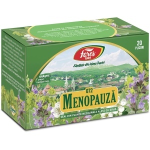 Ceai Menopauză, G72, 20 plicuri, Fares - Img 1