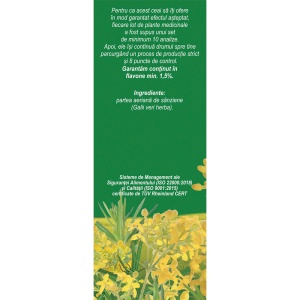 Ceai Sânziene iarbă U 91, 50 g, Fares - Img 3