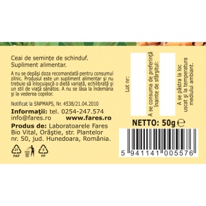 Ceai Schinduf semințe M 118, 50 g, Fares - Img 5