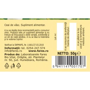 Ceai Vâsc cu rămurele C41, 50 g, Fares - Img 5