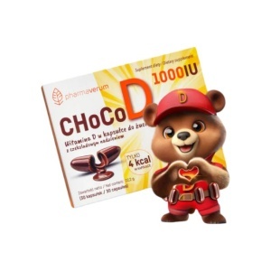 ChocoD 1000UI, 30 capsule masticabile, Pharmaverum