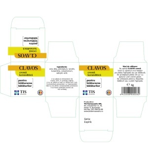 Clavos cremă, 4 gr, Tis Farmaceutic - Img 2