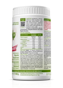 ColonHelp, cu psyllium și semințe de in, susține tranzitul intestinal și digestia, ajută la reducerea balonării, 480 g pulbere, Zenyth - Img 4