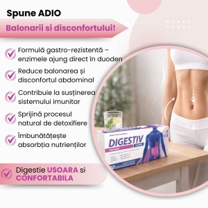 Digestiv, Pancreatină 10000, 30 comp., Balkan Pharmaceuticals - Img 4