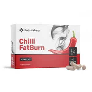 FutuNatura, Chilli Fat Burn - capsule pentru susținerea pierderii în greutate, 30 capsule - Img 2