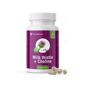 FutuNatura, Milk Thistle+Choline - Armurariu+Colină, 90 capsule - Img 2