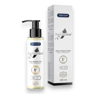 Gel Big Erection, gel cosmetic pentru bărbați destinat stimulării zonei intime și intensificării senzațiilor în momentele intime, 150 ml, Medica-Group - Img 3