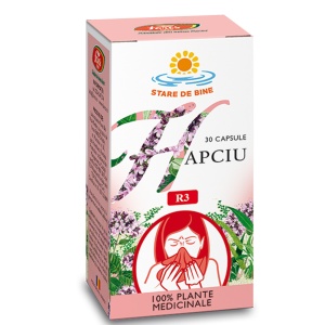 Hapciu răceală și gripă, R3, 30 capsule, Fares