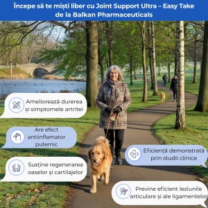 Joint Support Ultra, pulb. pt sol. orală 14g, 30 plicuri, Balkan Pharmaceuticals - Img 5