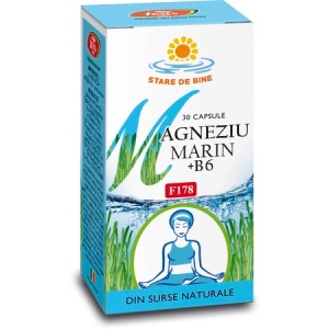 Magneziu marin + B6, F178, 30 capsule, Fares - Img 1