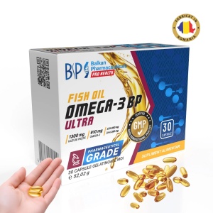 Omega-3 BP Ultra, 30 capsule moi, Balkan Pharmaceuticals - Img 2