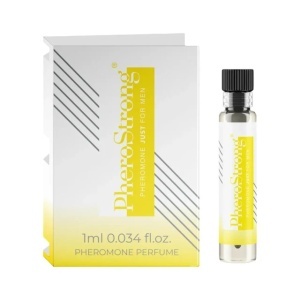 PheroStrong Just For Men, mostră parfum cu feromoni pentru bărbați, cu note de portocală, rozmarin și mosc alb, 1 ml, Medica-Group
