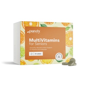 Purely Nutrition, Multivitamins for Seniors - complex de vitamine și minerale pentru seniori, 60 tablete - Img 2