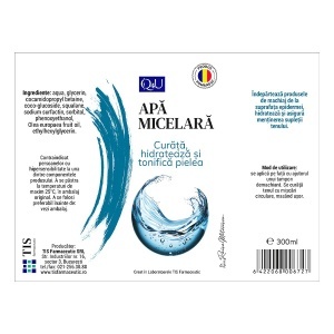 Q4U Apă micelară, 300 ml, Tis Farmaceutic - Img 2
