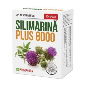 Silimarină Plus 8000, 30 capsule, Parapharm