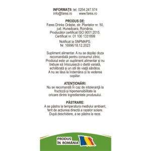 Sirop cu fructoză Hepatofit, 100 ml, Fares - Img 4
