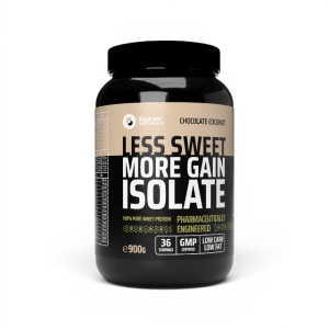 100% Whey Protein Isolate, Ciocolată Și Cocos, 900 g, Balkan Pharmaceuticals