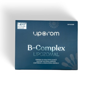 B-Complex lipozomal, 30 plicuri, Liporom - Img 4