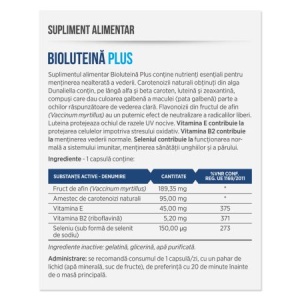Bio-Luteină+, 30 capsule, Parapharm - Img 2