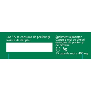 Biomicin urinar, A20, 15 capsule moi, Fares - Img 3