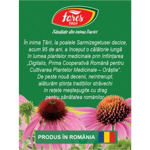 Ceai Echinacea F 185, 20 plicuri, Fares - Img 3