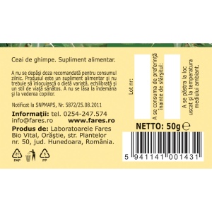 Ceai Ghimpe iarbă U86, 50 g, Fares - Img 5