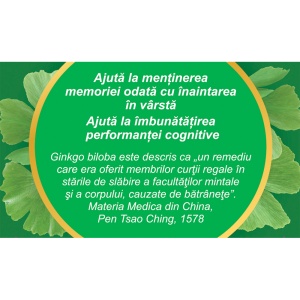 Ceai Ginkgo biloba frunze N155, 50 g, Fares - Img 4