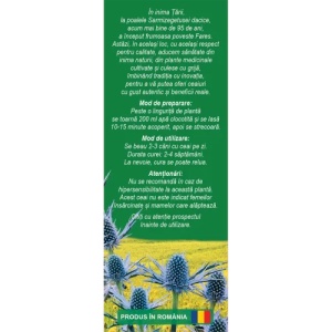 Ceai Scai vânăt R68, susține sănătatea căilor respiratorii și contribuie la fluidificarea secrețiilor bronșice și confortul respirator, 50 g, Fares - Img 4
