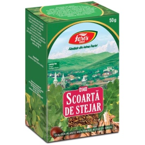 Ceai Stejar scoarță D 140, 50 g, Fares