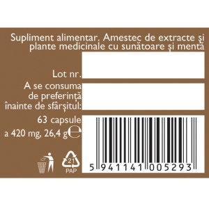 Colon Sănătos, D66, 63 capsule, Fares - Img 2