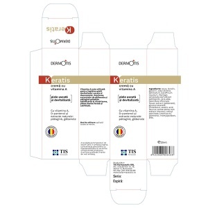 DermoTis KeraTis cremă cu vitamina A, 20 ml, Tis Farmaceutic - Img 3