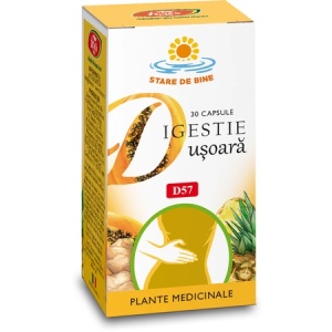 Digestie Ușoară, D57, 30 capsule, Fares
