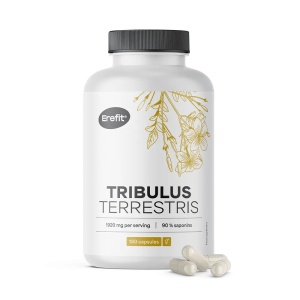 Erefit, Tribulus Terrestris - supliment alimentar destinat susținerii vitalității masculine, 180 capsule - Img 2