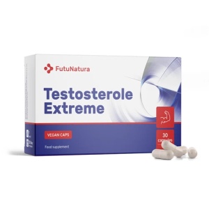 FutuNatura, Testosterole Extreme - supliment alimentar destinat susținerii performanței fizice, 30 capsule - Img 2