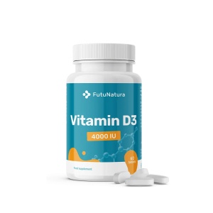 FutuNatura, Vitamina D3, 4000 UI, 60 tablete - Img 2