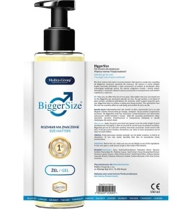 Gel Bigger Size, gel cosmetic pentru bărbați destinat îngrijirii și stimulării zonei intime masculine, 150 ml, Medica-Group - Img 2