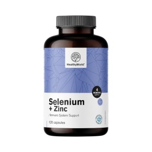 HealthyWorld, Selenium + Zinc, 120 capsule