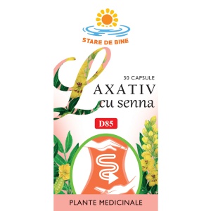 Laxativ cu Senna, D85, 30 capsule, Fares - Img 2