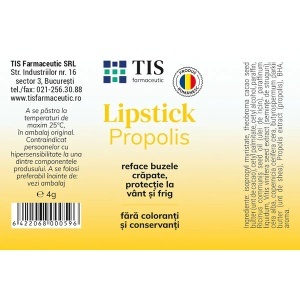 Lipstick cu Propolis, 4 gr, Tis Farmaceutic - Img 2