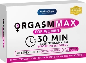 OrgasmMax Women, supliment alimentar destinat susținerii vitalității, energiei și libidoului feminin, 2 capsule, Medica-Group - Img 2