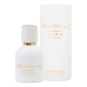 PheroStrong Elixir, parfum cu feromoni pentru femei, cu note de mosc alb, ambră și vanilie de Madagascar, alb, 50 ml, Medica-Group