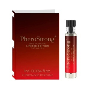 PheroStrong Limited Edition, mostră parfum cu feromoni pentru femei, cu note de coacăze negre, frezie și vanilie, 1 ml, Medica-Group