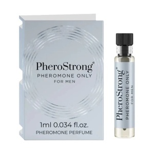 PheroStrong Only for Men, mostră parfum cu feromoni pentru bărbați, cu note de mandarină, cedru și mosc alb, 1 ml, Medica-Group